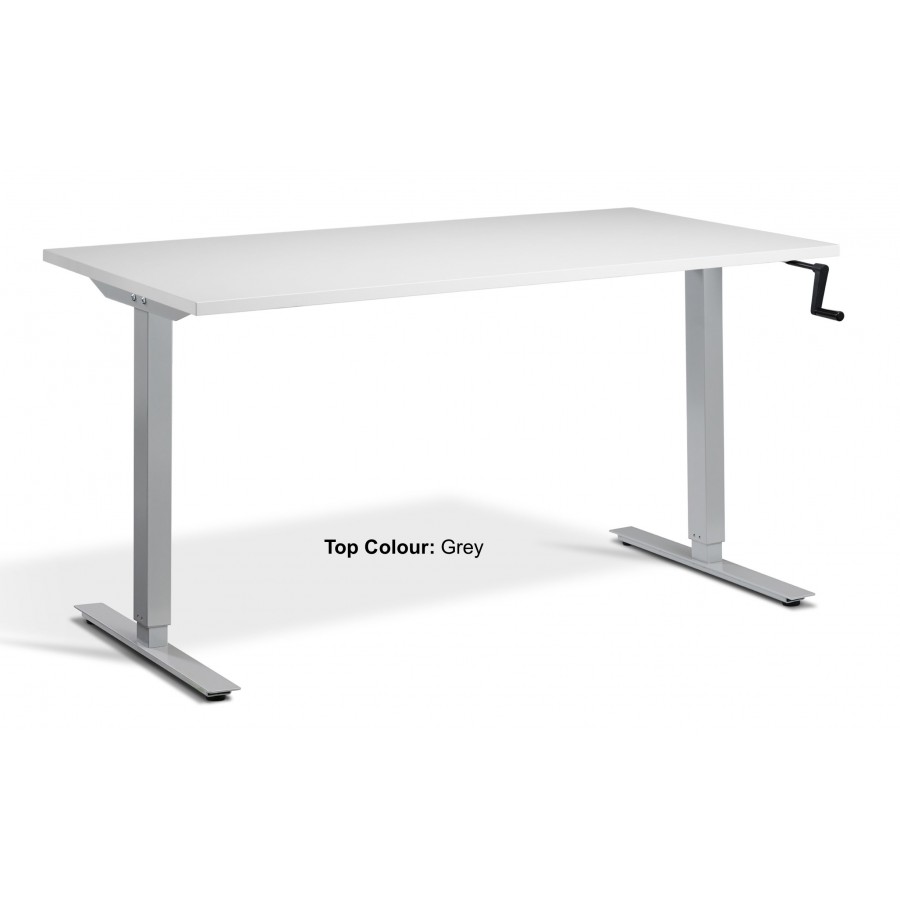 Solo Manual Height Adjustable Desk